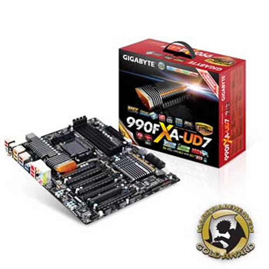Gigabyte GA-990FXA-UD7 Rev 3.0 AMD 990FX AM3+ Motherboard : image 1