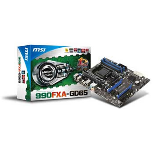 MSI 990FXA-GD65 AM3+ ATX Motherboard : image 1