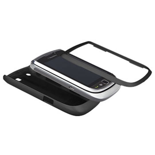 Case Mate BlackBerry Tourch 9800 Barely There Black Rubber : image 1