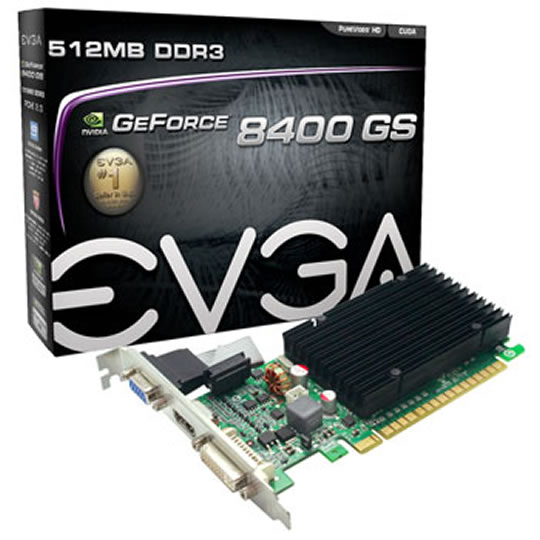 EVGA GeForce 8400 GS 512MB Graphics Card : image 1
