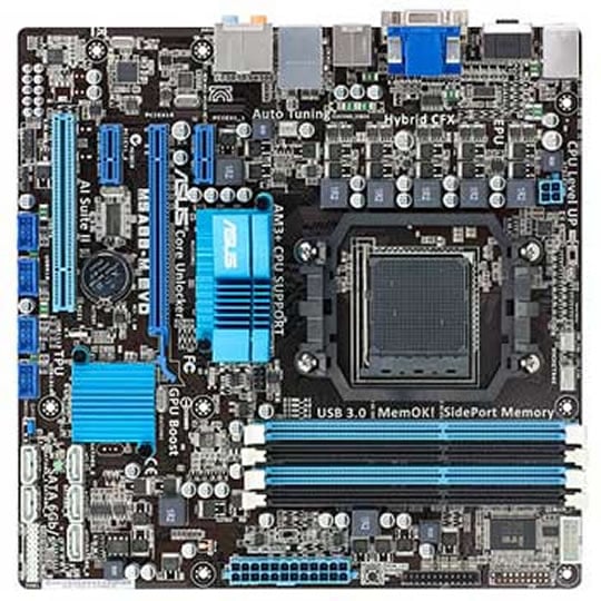 ASUS M5A88-M EVO AMD 880G AM3+ Motherboard : image 2