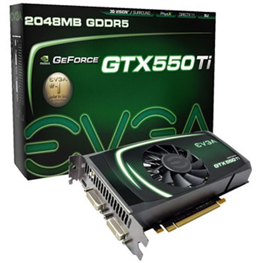EVGA 2GB GeForce GTX 550 Ti NVIDIA Graphics Card : image 1