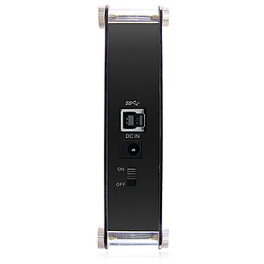 SATA USB 3.0 aluminium enclosure for 3.5 inch HDD with Stand from ICY BOX IB-351StU3-B : image 3