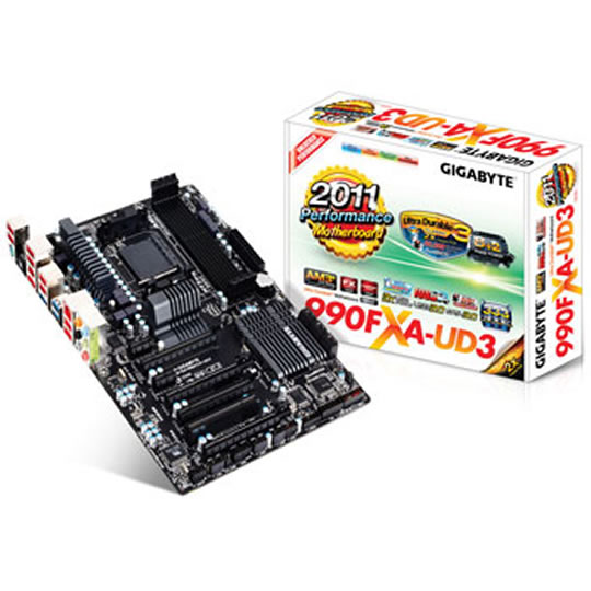Gigabyte 990FXA-UD3 ATX Motherboard : image 1