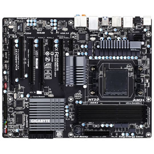 Gigabyte 990FXA-UD3 ATX Motherboard : image 2