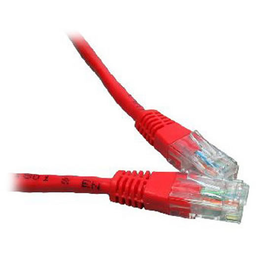 Xclio CAT6 2M Snagless Moulded Gigabit Ethernet Cable RJ45 Red : image 1