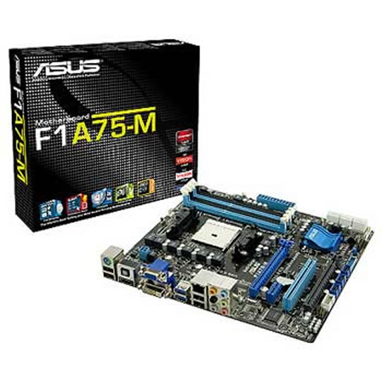 ASUS F1A75-M AMD A75 Socket FM1 Motherboard : image 1