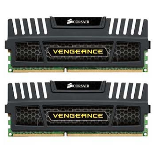 Corsair Memory Vengeance Black 4GB DDR3 1600 MHz CAS 8 XMP Dual Channel Desktop : image 1