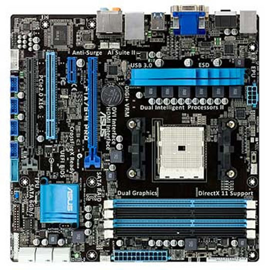Ensemble Carte mère ASUS F1A75 + AMD A8-3800 + 8Go DDR3