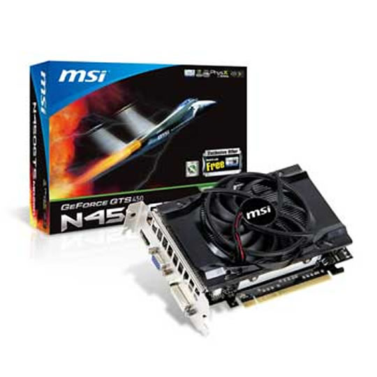 MSI 2GB GeForce GTS 450 GDDR3 NVIDIA Graphics Card : image 1