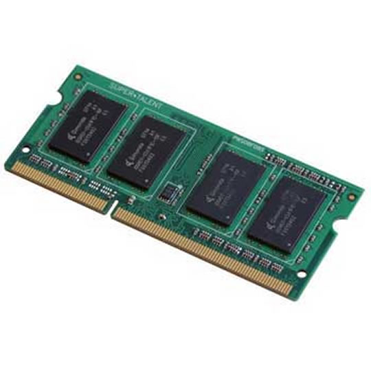 Super Talent Memory 4GB DDR3 SO-DIMM PC3-10600 (1333) Single Channel Laptop : image 1