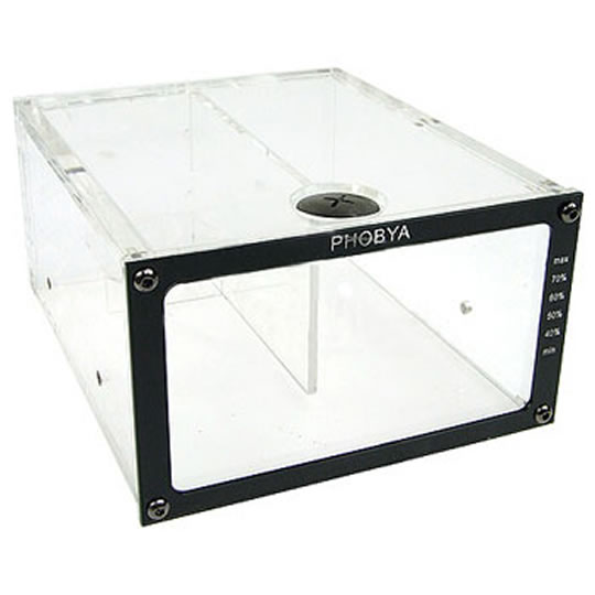 2x 5.25" Black Dual Bay Reservoir : image 1