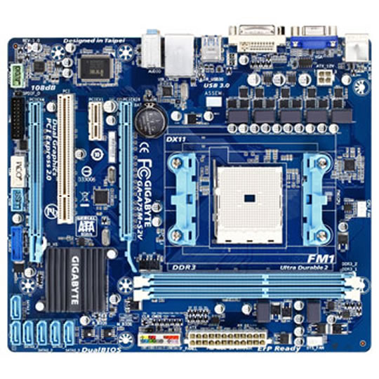 Gigabyte GA-A75M-S2V Motherboard : image 2