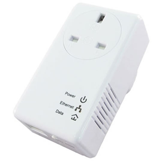 Newlink NL-HP555PTSG 500Mbps Powerline Pass through Homeplug - Single Pack : image 1