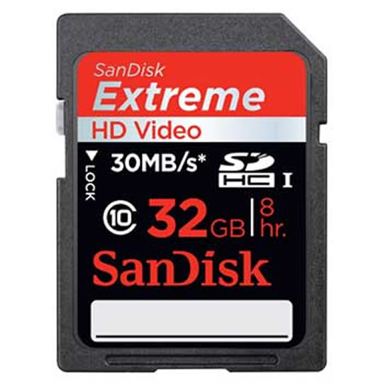 SanDisk Extreme SDHC Card - 32GB : image 1