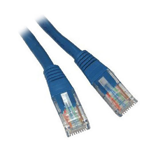 Xclio CAT5e 3M Snagless Moulded Gigabit Ethernet Cable Blue : image 1
