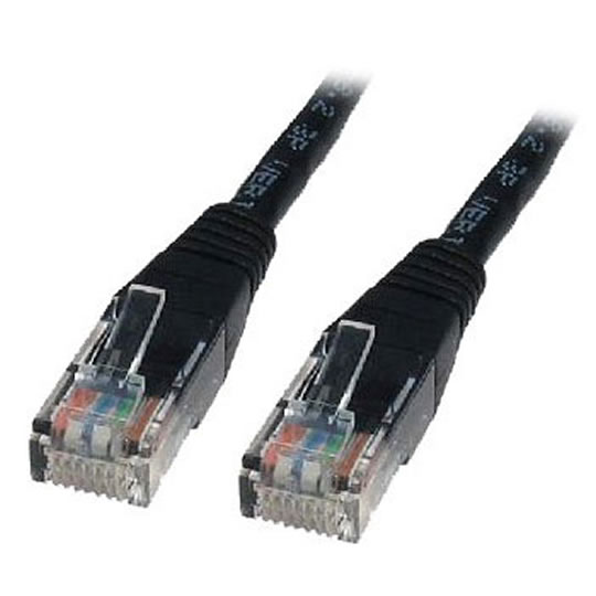 Xclio 2m CAT5e RJ45 UTP Gigabit Patch Network Cable Black : image 1