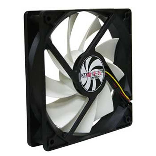 NZXT FN-120RB 9 Blade Rifle Bearing Quiet 120mm Fan with Braided Cable : image 3