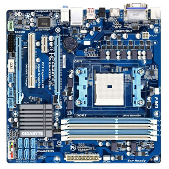 GigaByte GA-A55M-S2HP Motherboard Socket FM1 : image 2