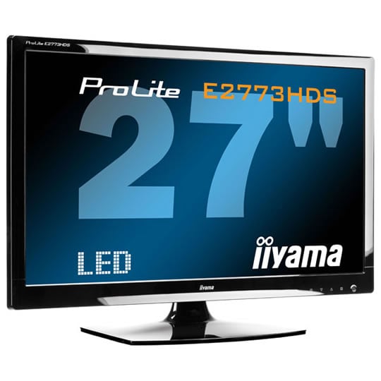 Iiyama Prolite E2773HDS-B1 27" LED Monitor with HDMI and Fast 1ms Access : image 1
