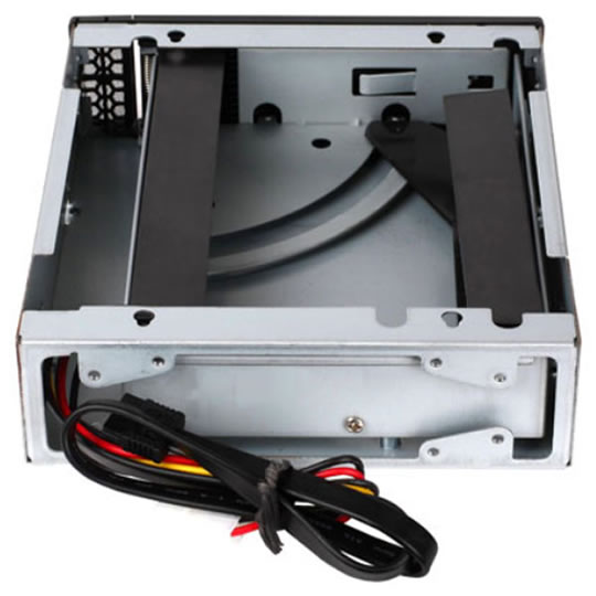 Silverstone SST-FP57B Hotswap Bay Adapter - 5.25" to 3.5" - BLACK : image 4