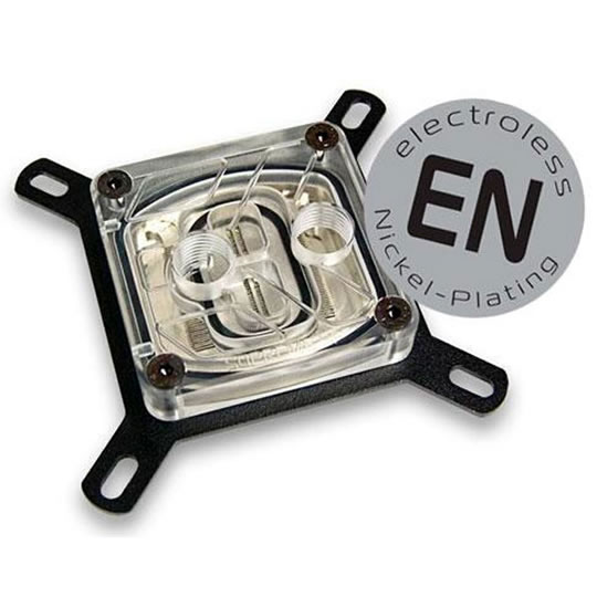 3830046990464 EN Nickel CPU Water Block from EK for Intel and AMD CPUs : image 1