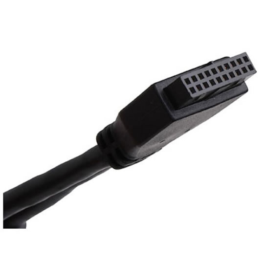 Silverstone USB 3.0 Header to 2x USB 3.0 - 12cm : image 4