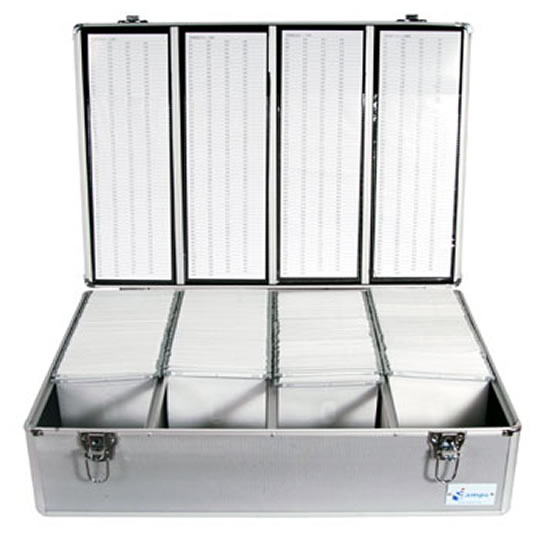 Aluminium CD/DVD Carry Cases (Dj Style) x1000 Disc Capacity : image 1