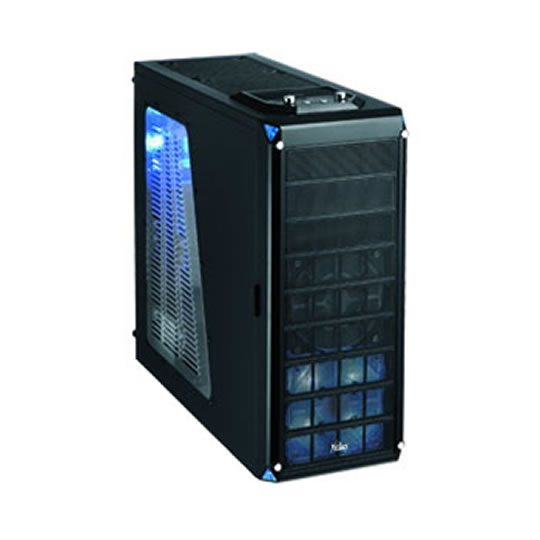 Xclio Nighthawk Mid Tower Case with Side Panel Window with Fan Controller : image 1