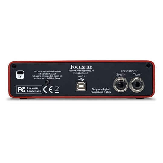 Focusrite Scarlett 2I2 Audio Interface : image 3