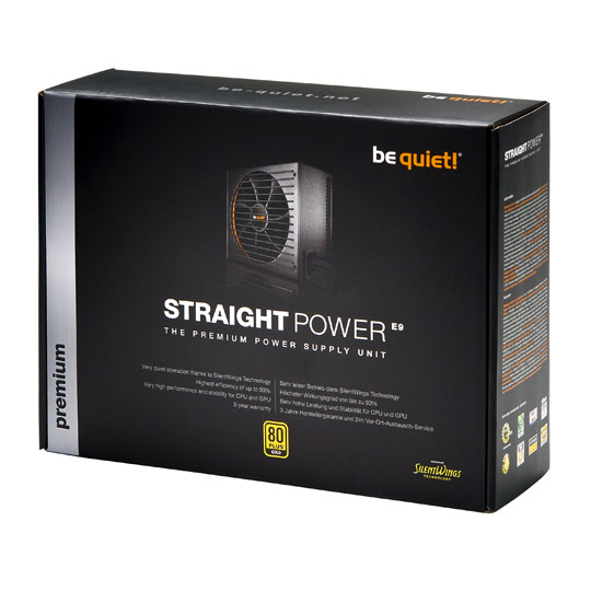 be quiet! BN192 Straight Power E9 500W Power Supply (PSU) : image 4