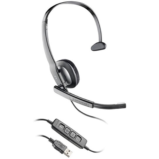 Plantronics 80298-02 C210 Blackwire 200 Series Monaural Headset : image 1