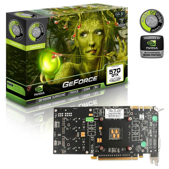 Point of View GTX570 Dual Fan NVIDIA Graphics Card - 1280MB : image 3