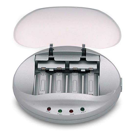 UltraPower USB & Mains FAST Battery Charger for Rechargable NiMH AA & AAA Dual Channel : image 1