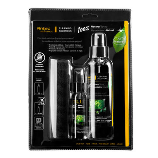 Antec 100% Natural Spray 1x 60mL with 20cm x 20cm Microfibre Cloth : image 3