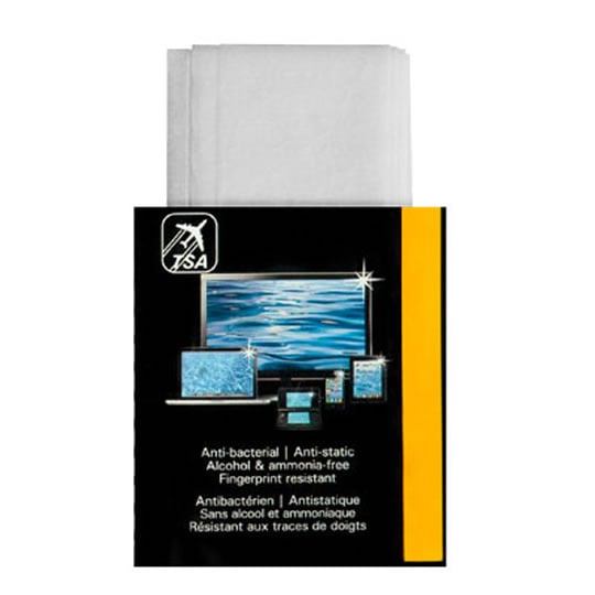 20 pack Individually Sealed High Strength 3X Anti-Bacterial Screen Wipes from Antec : image 1