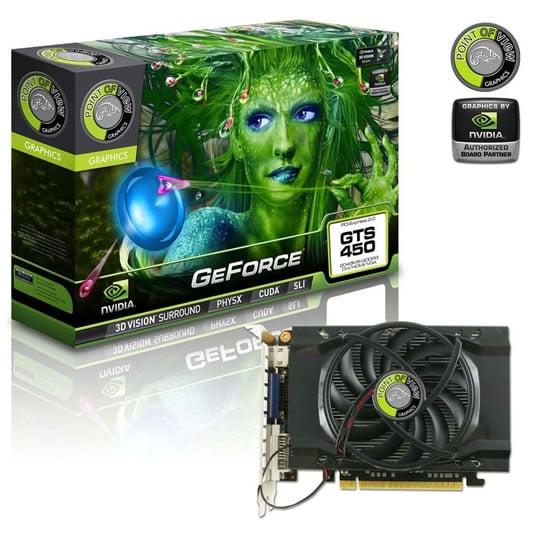 POV Point of View GTS450 NVIDIA Graphics Card - 2GB : image 2