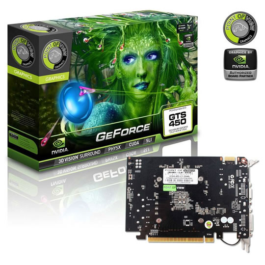 POV Point of View GTS450 NVIDIA Graphics Card - 2GB : image 3