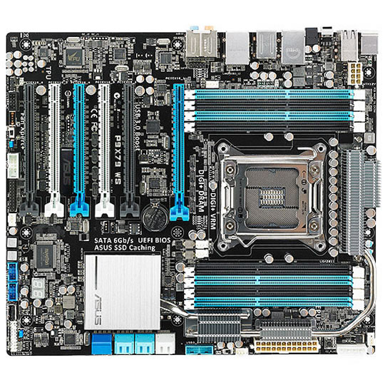 P9X79 WS Intel S2011 ASUS Work Station Class Motherboard : image 2