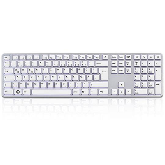Aluminium Keyboard USB Connection from Keysonic KSK-8021U : image 1