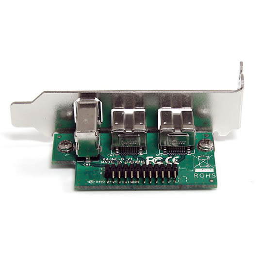 StarTech Mini PCI Express slot to 2 Port FireWire 800 and 1 port 400 : image 4