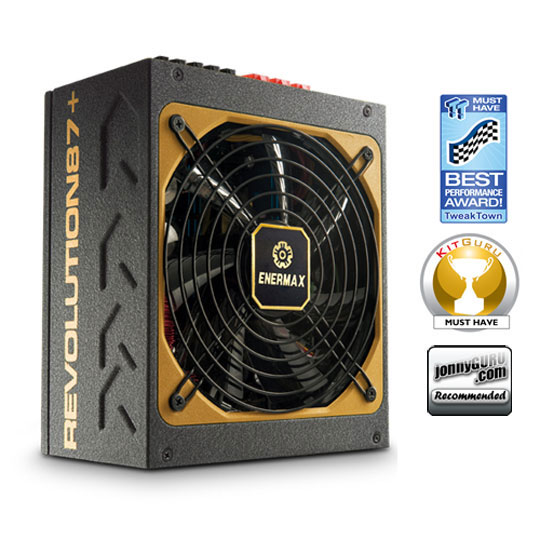 Enermax ERV1000EWT-G Revolution 87+ 1000W Modular Power Supply (PSU) : image 1