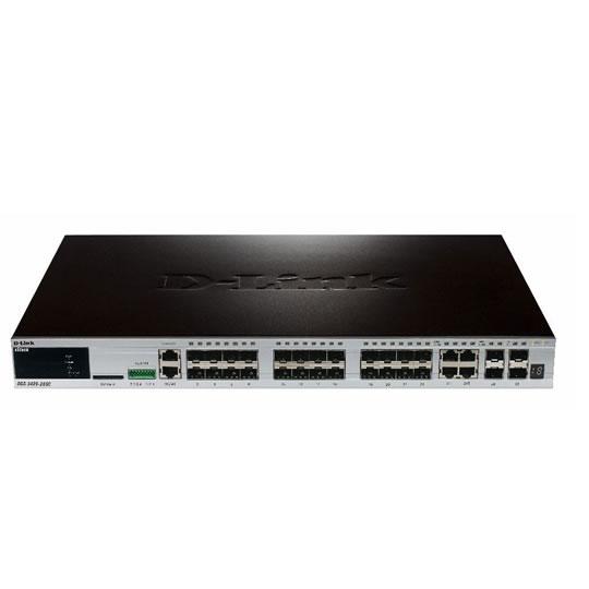 D-Link DGS-3420-28SC xStack 24-port SFP Layer 2+ Stackable Managed : image 1