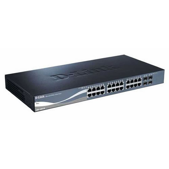 D-Link DGS-1500-28P 24-port 10/100/1000 + 4-port SFP Gigabit SmartPro : image 1