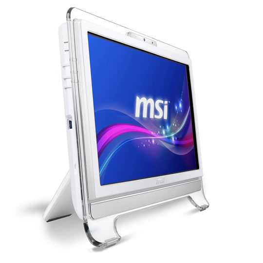 20" MSI AE2050-081EU All In One Multitouch PC White : image 3