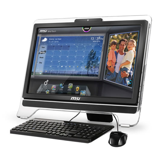 20" MSI AE2050-074EU All In One Miltitouch PC Black : image 1