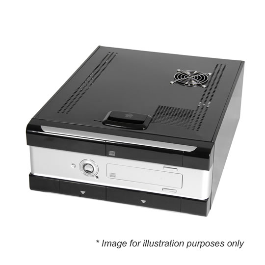 ScanFX 908BL Black Silver Micro-ATX Case w/o PSU : image 1
