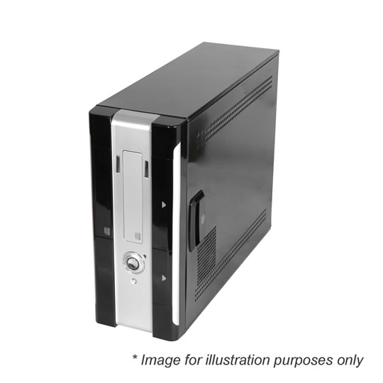 ScanFX 908BL Black Silver Micro-ATX Case w/o PSU : image 2