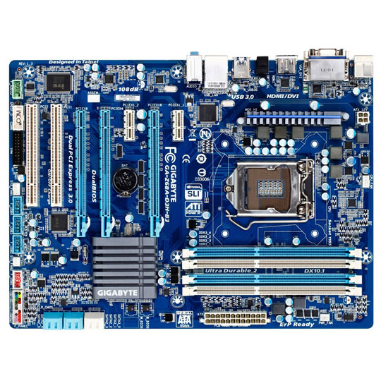 Gigabyte GA-Z68A-D3H-B3 Generation 3 Motherboard : image 3
