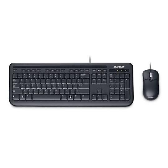 MS Wired Desktop 400 for Business Keyboard & Optical Mouse USB : image 1